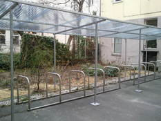 &Uuml;berdachungen 10m x 2,5m